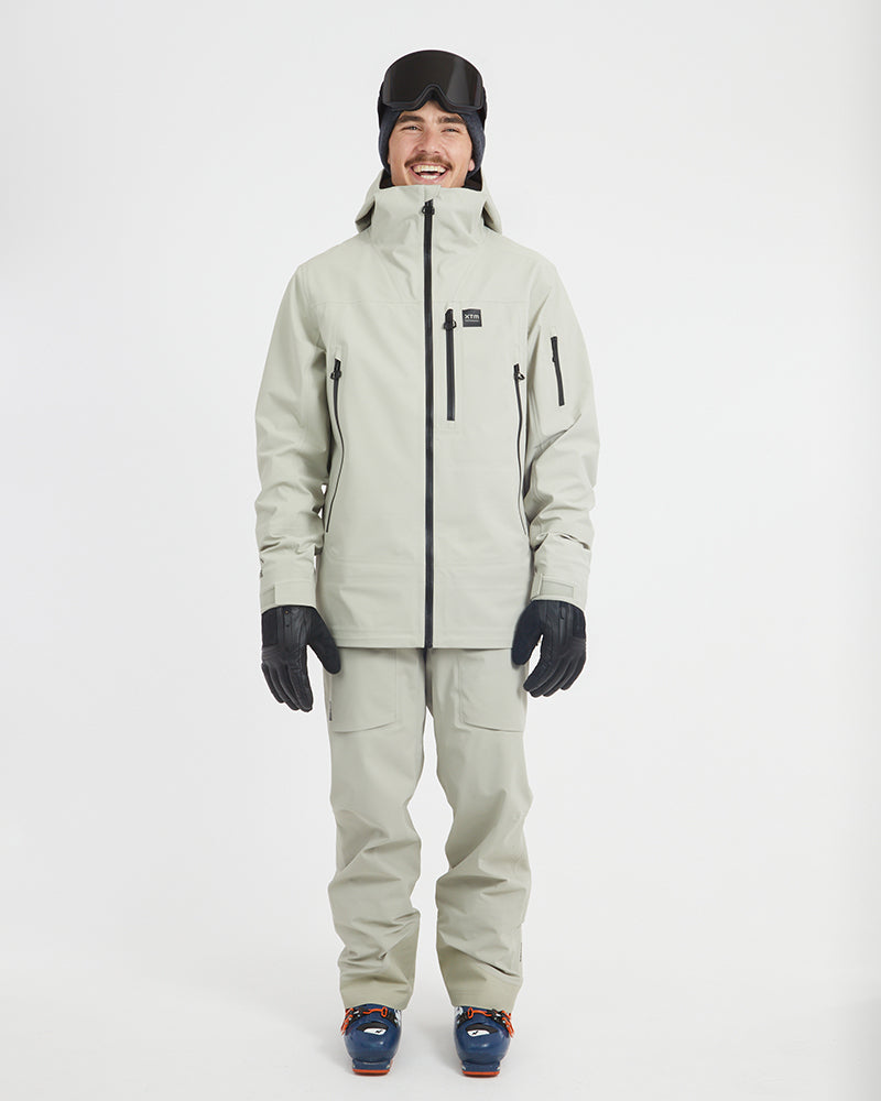 Paradigm Mens Snow Jacket Stone Grey