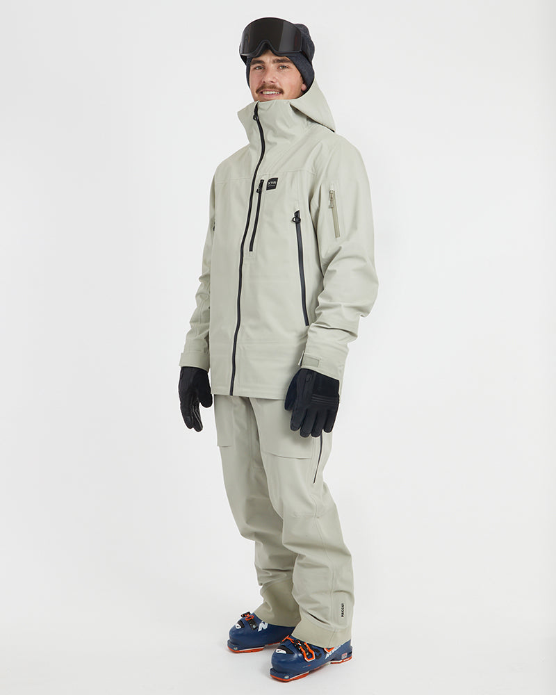 Paradigm Mens Snow Jacket Stone Grey