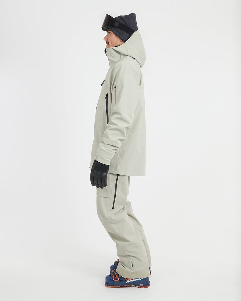 Paradigm Mens Snow Jacket Stone Grey