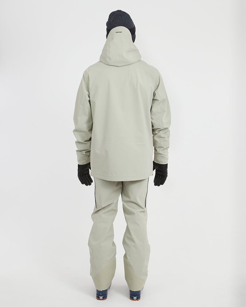 Paradigm Mens Snow Jacket Stone Grey