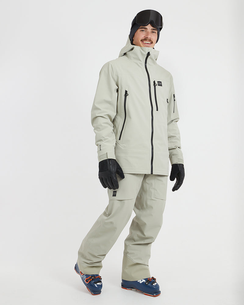 Paradigm Mens Snow Jacket Stone Grey