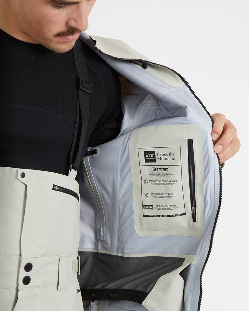 Paradigm Mens Snow Jacket Stone Grey