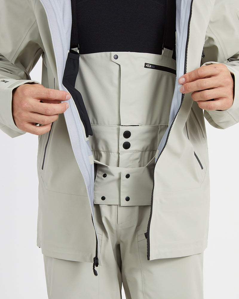 Paradigm Mens Snow Jacket Stone Grey