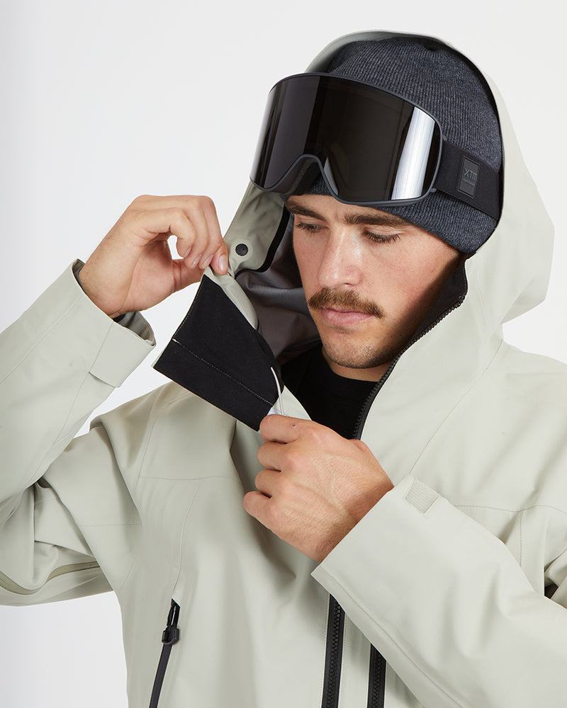 Paradigm Mens Snow Jacket Stone Grey