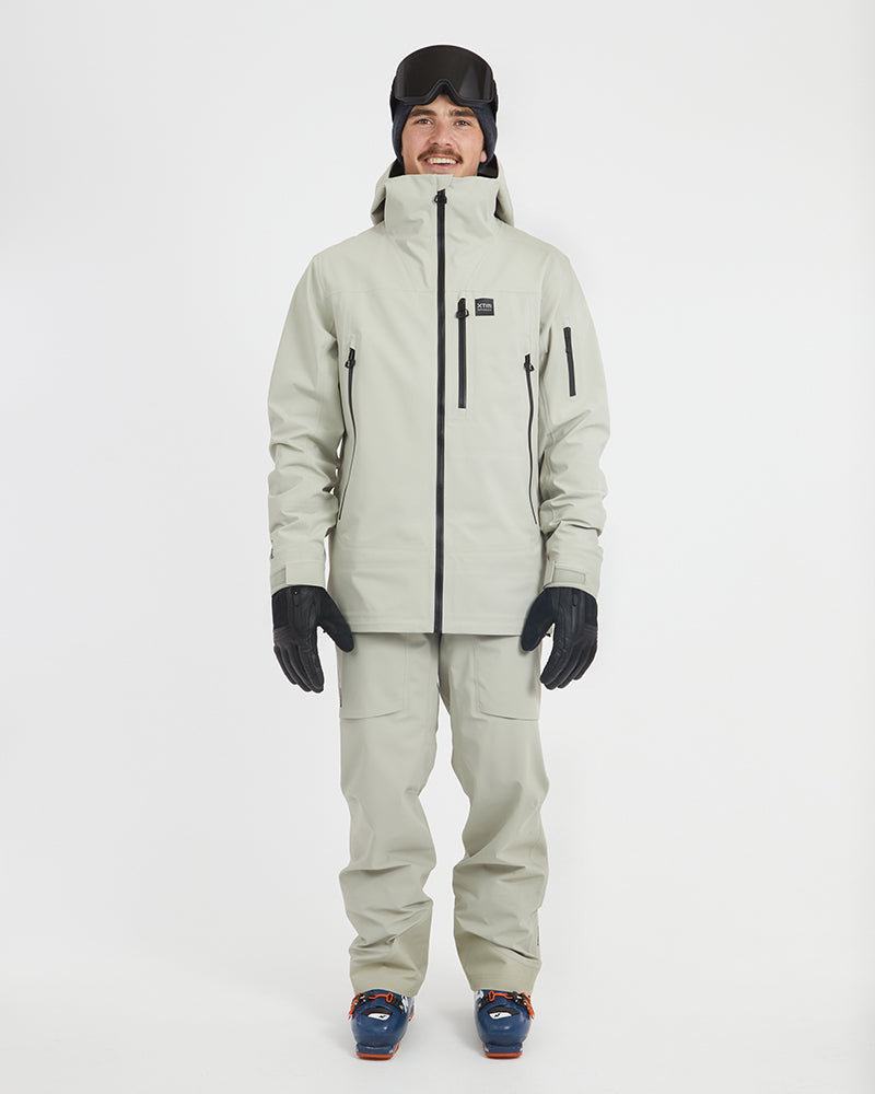 Paradigm Mens Snow Jacket Stone Grey