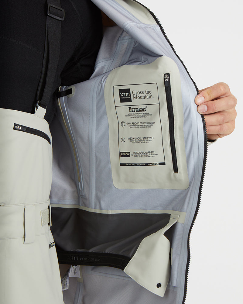 Paradigm Mens Snow Jacket Stone Grey