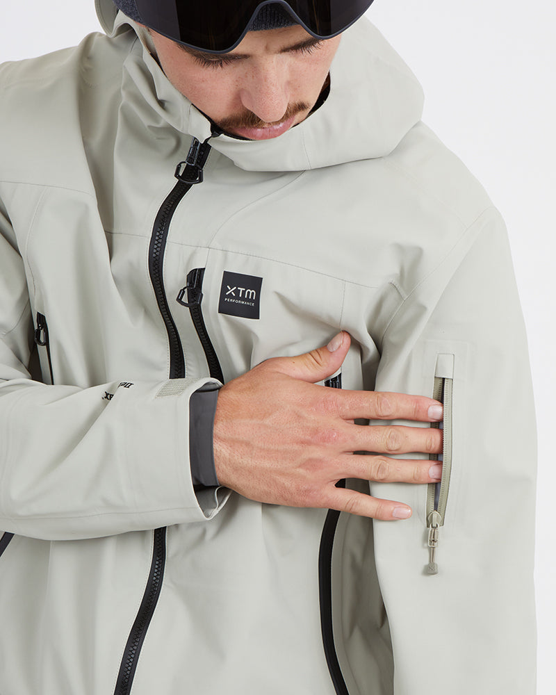 Paradigm Mens Snow Jacket Stone Grey