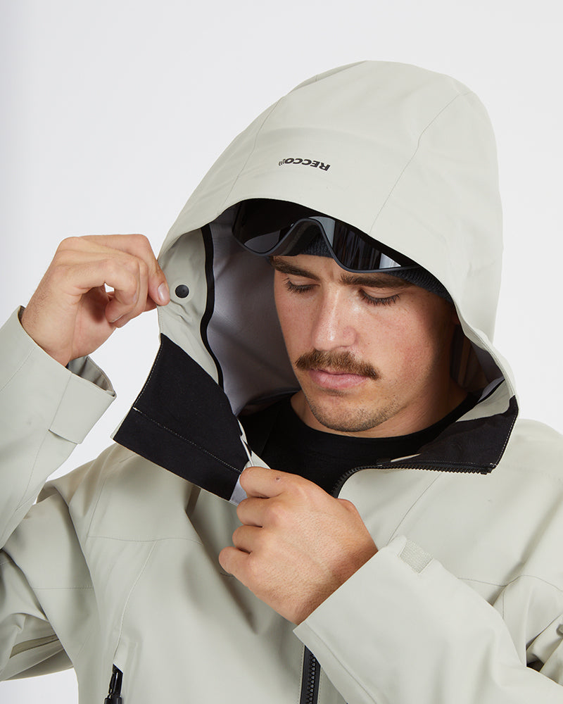 Paradigm Mens Snow Jacket Stone Grey