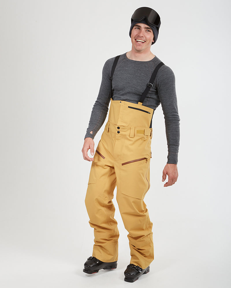 Precipice Mens Snow Pant Mustard