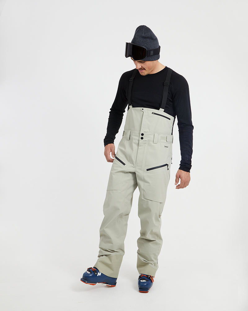 Precipice Mens Snow Pant Stone Grey