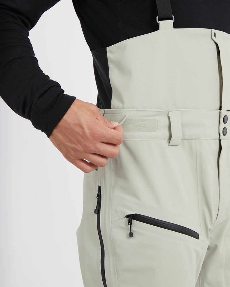 Precipice Mens Snow Pant Stone Grey