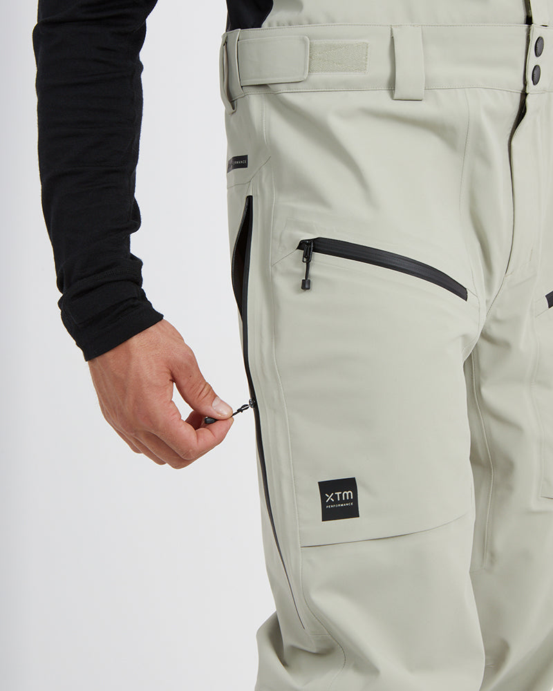 Precipice Mens Snow Pant Stone Grey