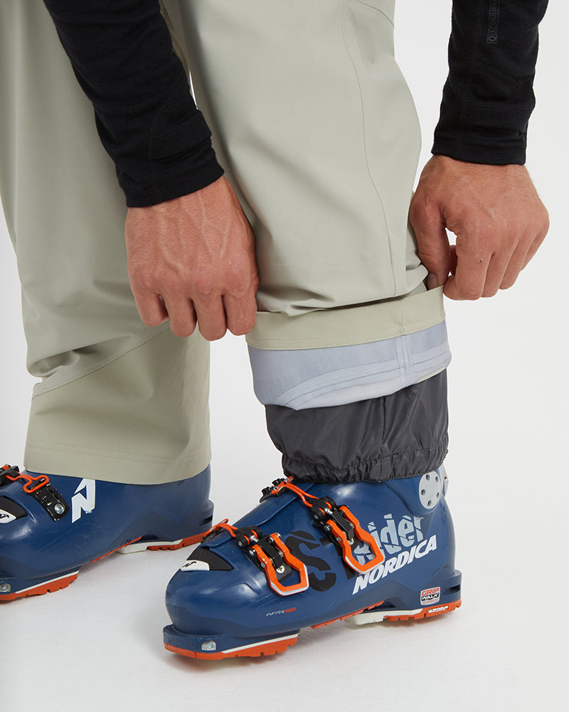 Precipice Mens Snow Pant Stone Grey