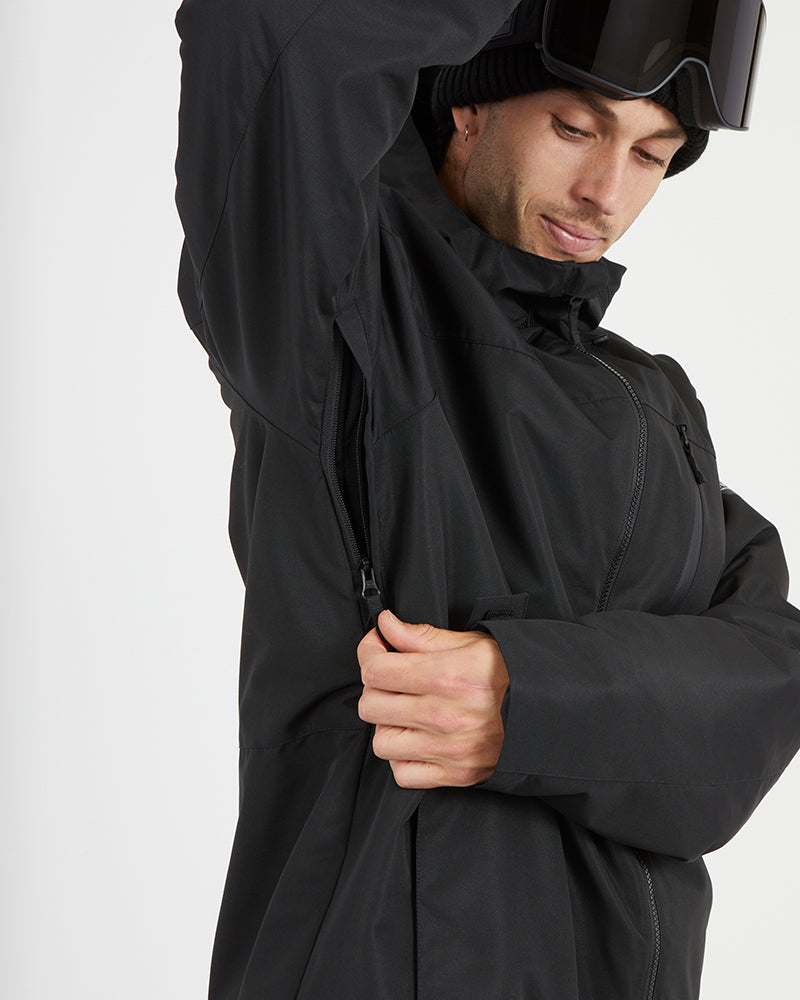 Traverse III Mens Snow Jacket Black
