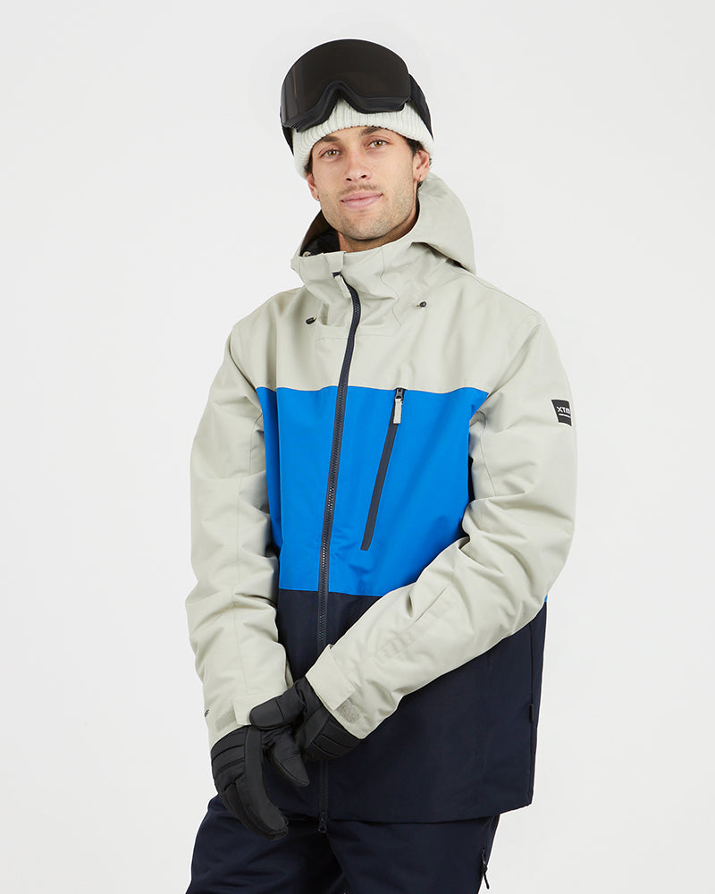 Traverse III Mens Snow Jacket Stone Grey