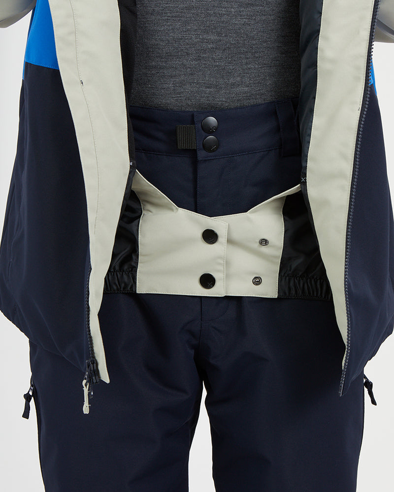 Traverse III Mens Snow Jacket Stone Grey