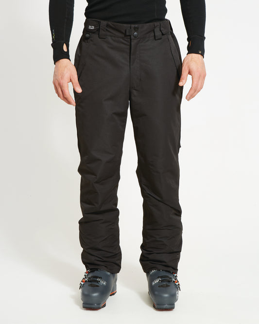 Glide Mens Ski Pants - Shorter Leg Black