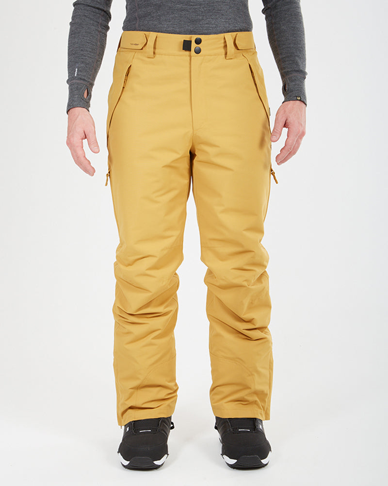 Glide Mens Ski Pant Mustard