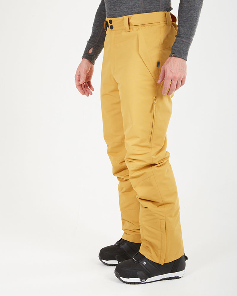 Glide Mens Ski Pant Mustard