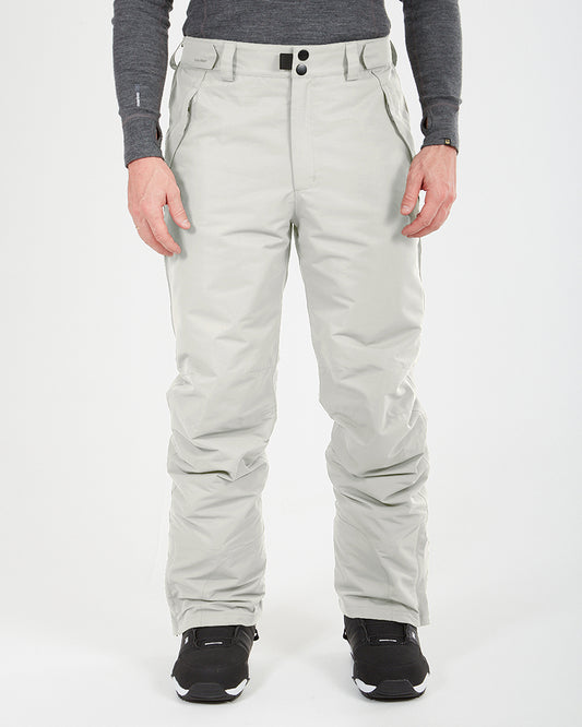 Glide Mens Ski Pant Stone Grey
