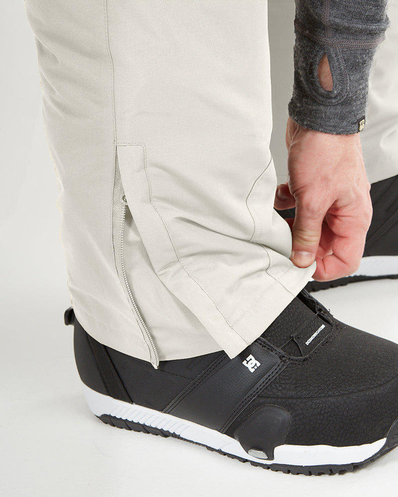 Glide Mens Ski Pant Stone Grey