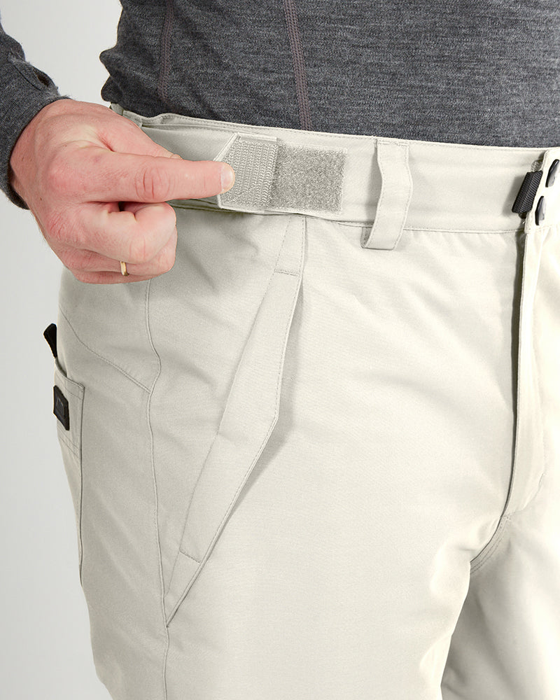 Glide Mens Ski Pant Stone Grey