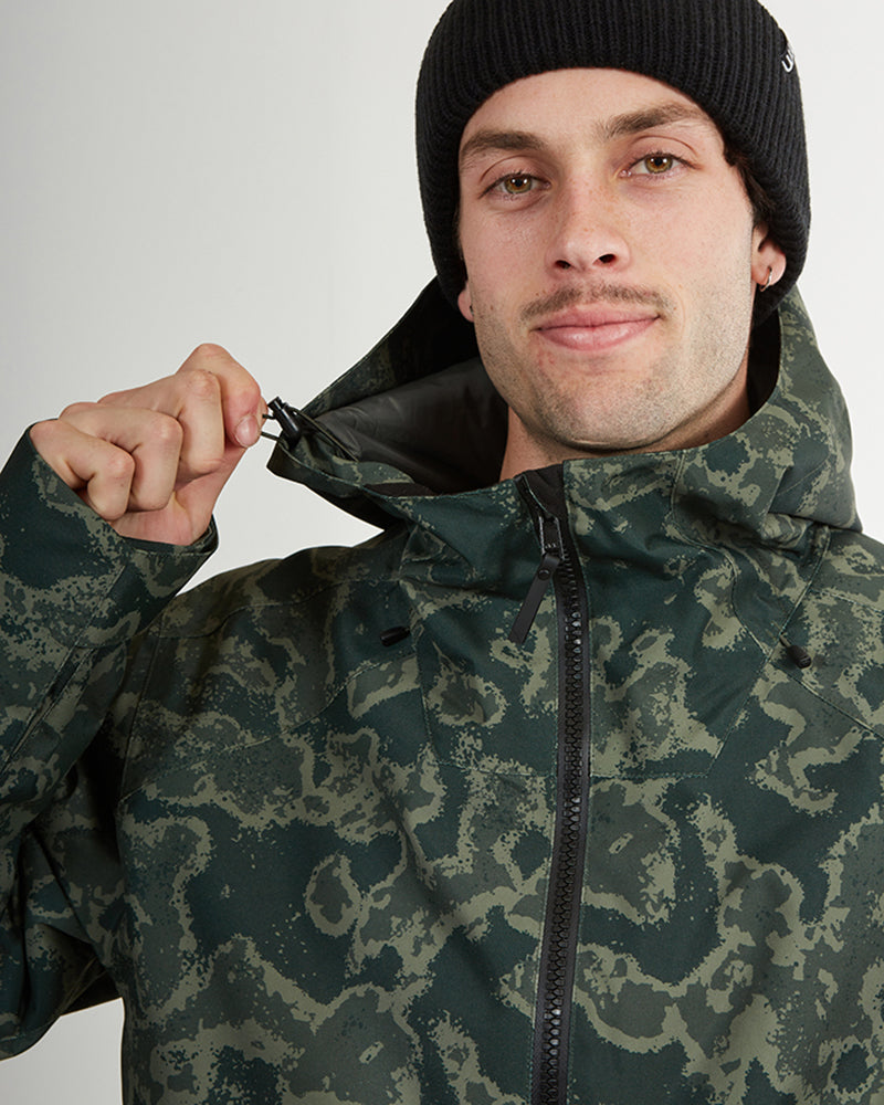 Kody II Mens Snow Anorak Lichen Camo