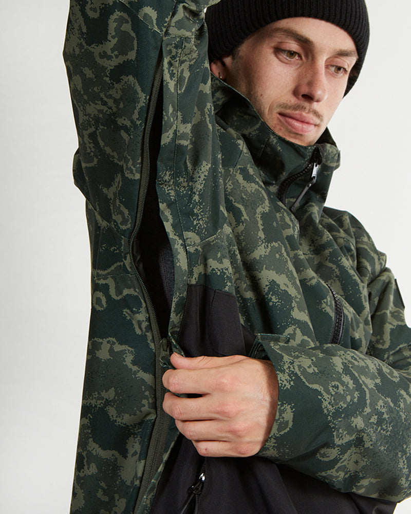 Kody II Mens Snow Anorak Lichen Camo