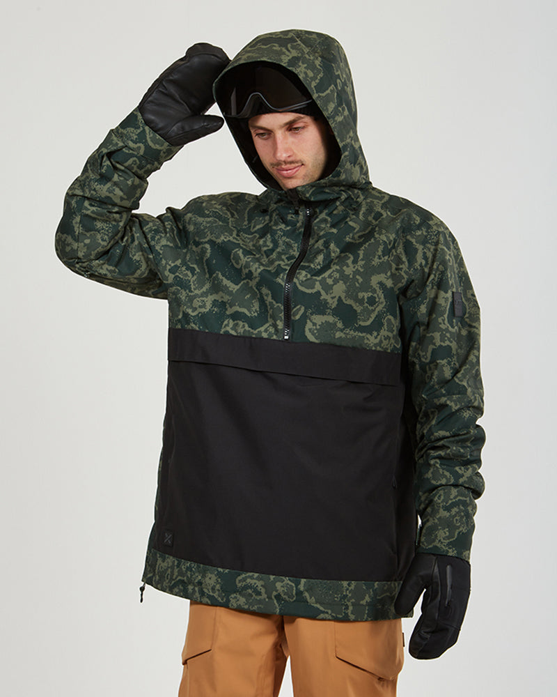 Kody II Mens Snow Anorak Lichen Camo