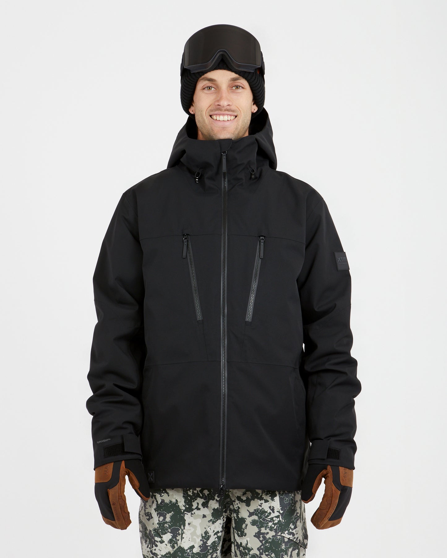 Exposure Mens Snow Jacket Black