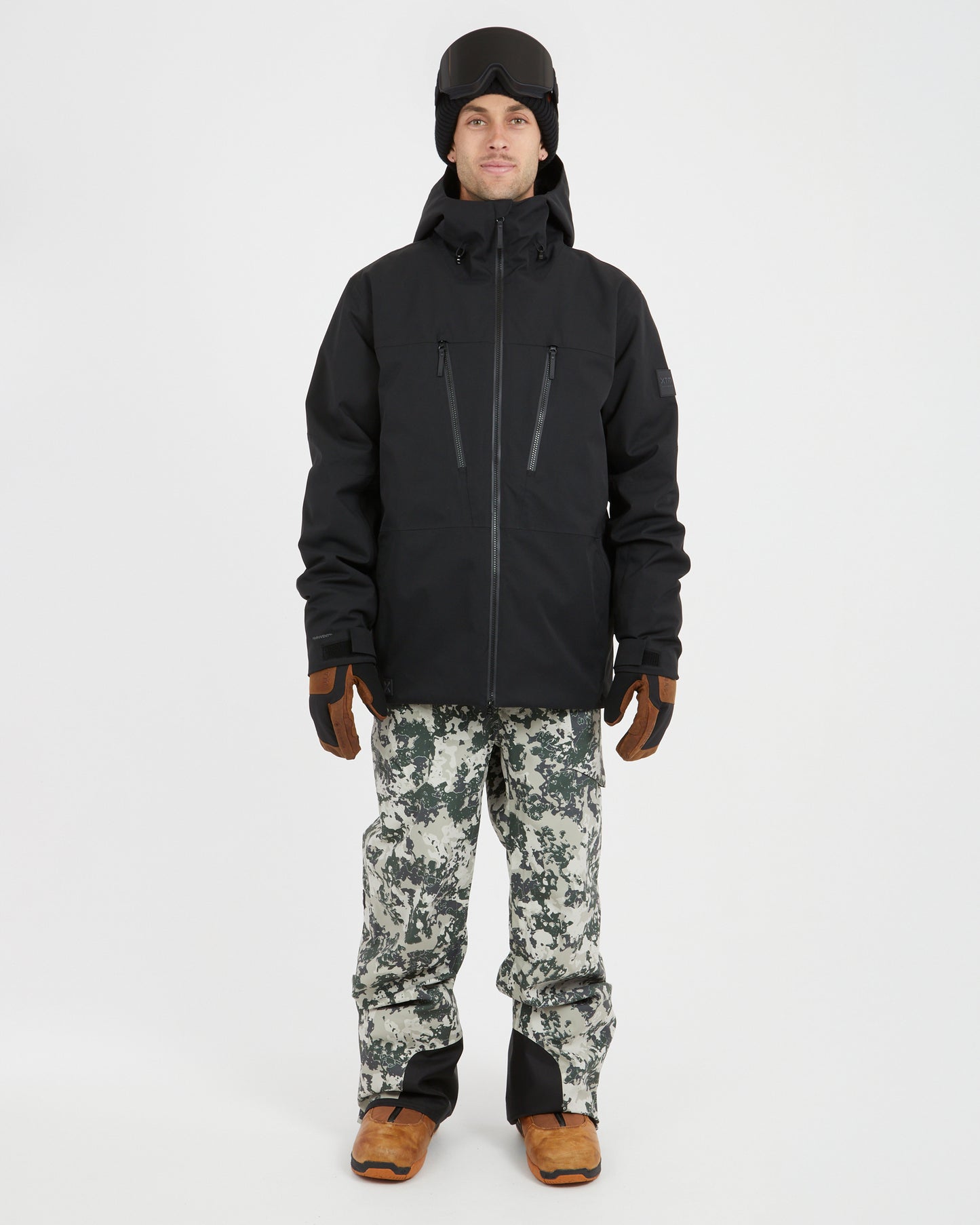 Exposure Mens Snow Jacket Black