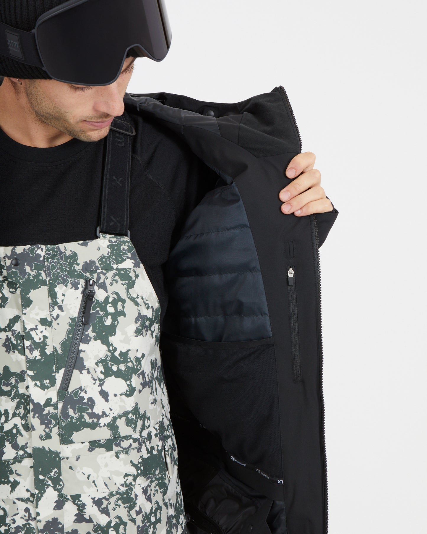 Exposure Mens Snow Jacket Black