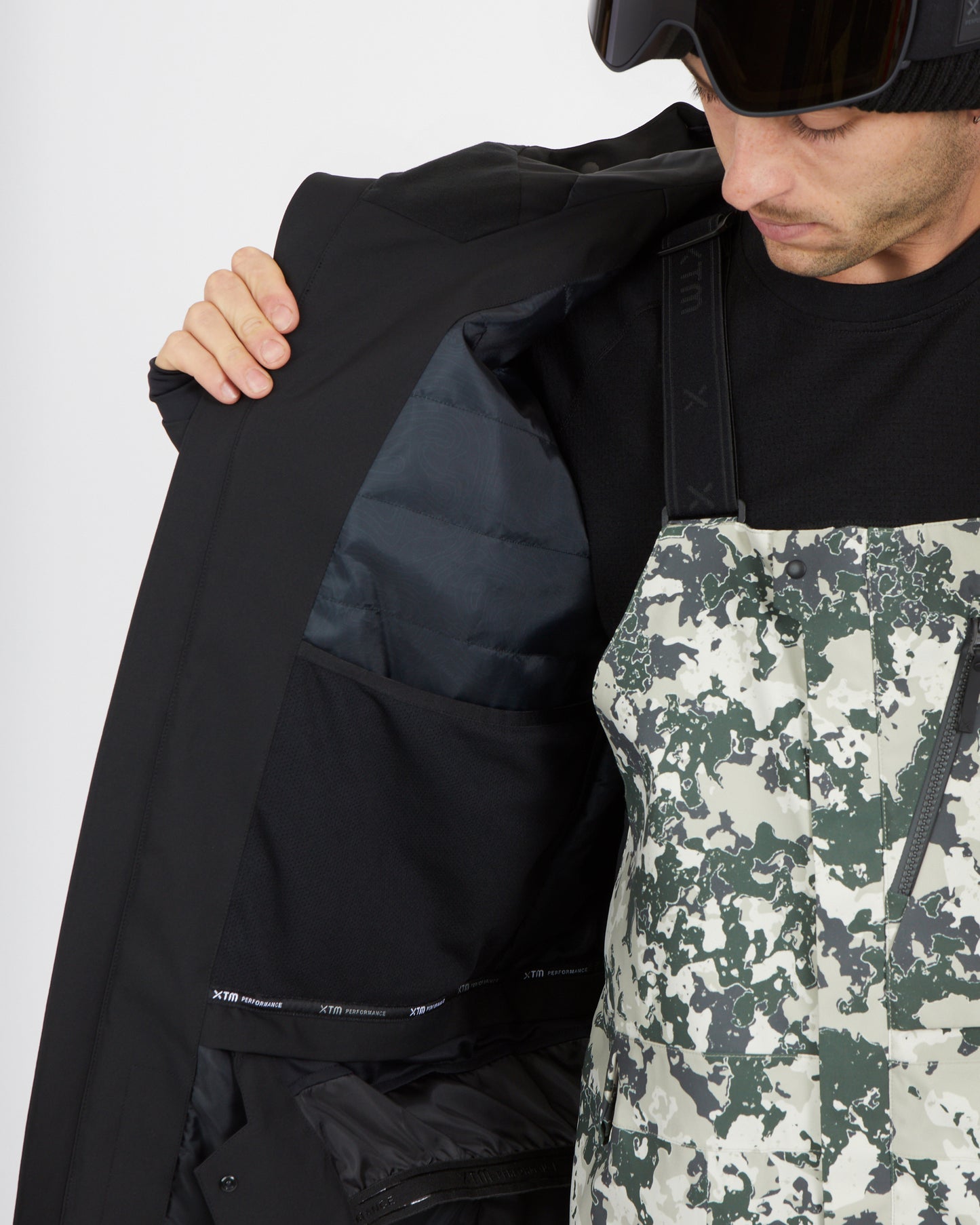 Exposure Mens Snow Jacket Black