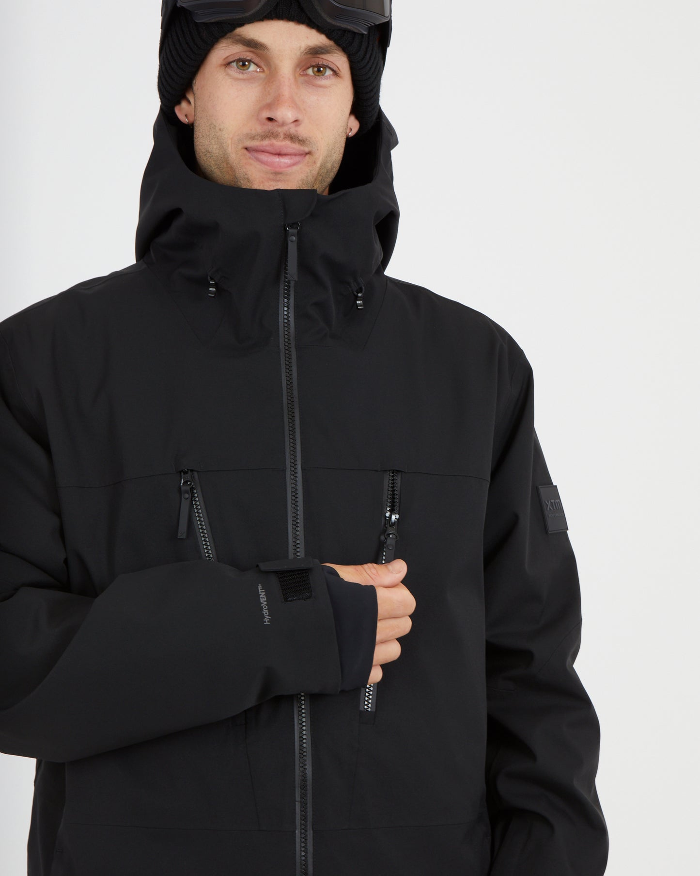 Exposure Mens Snow Jacket Black