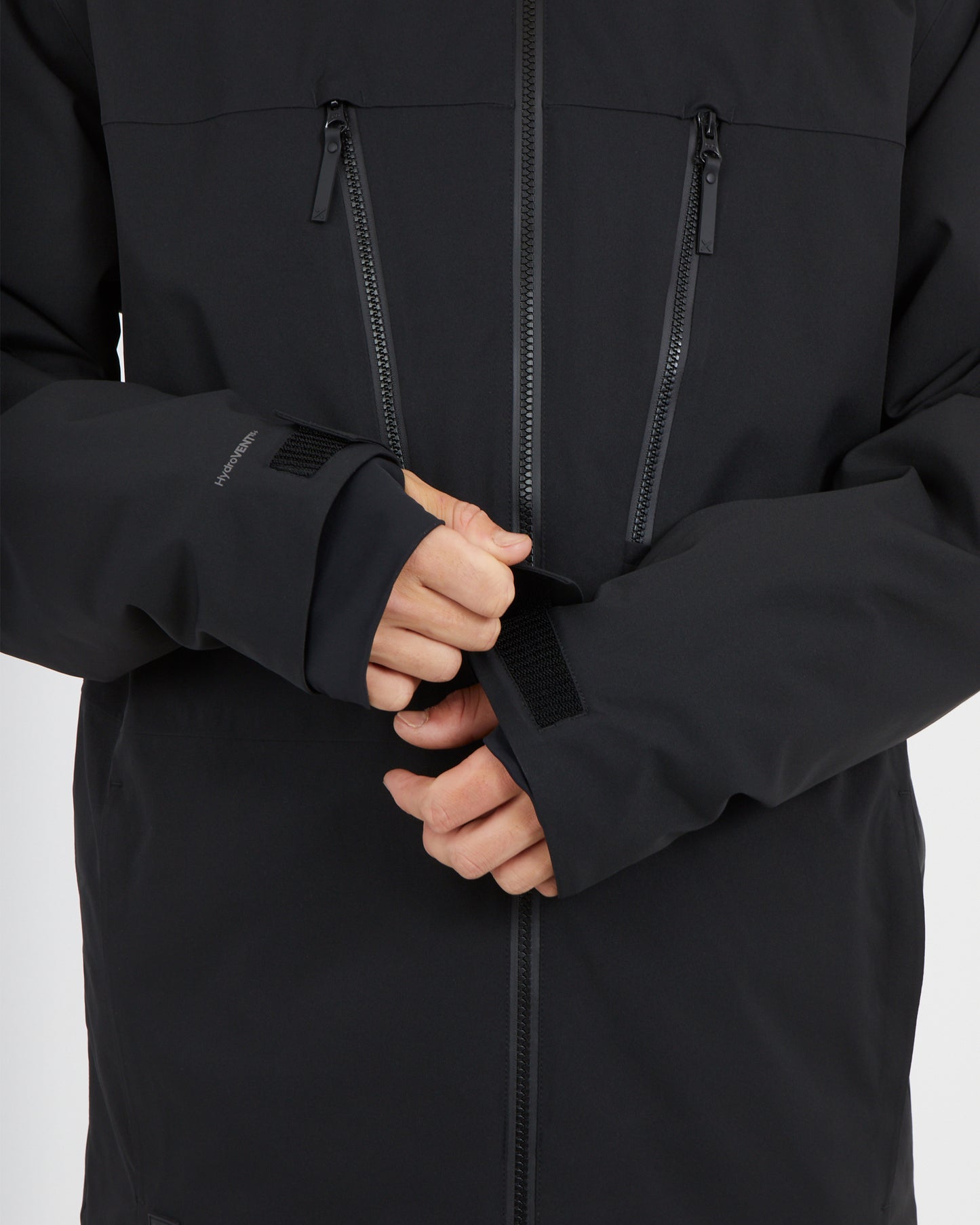 Exposure Mens Snow Jacket Black