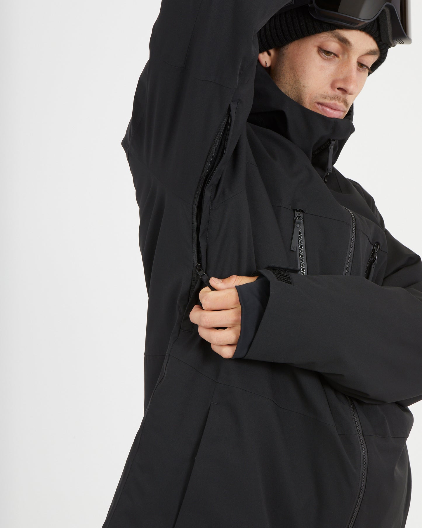 Exposure Mens Snow Jacket Black