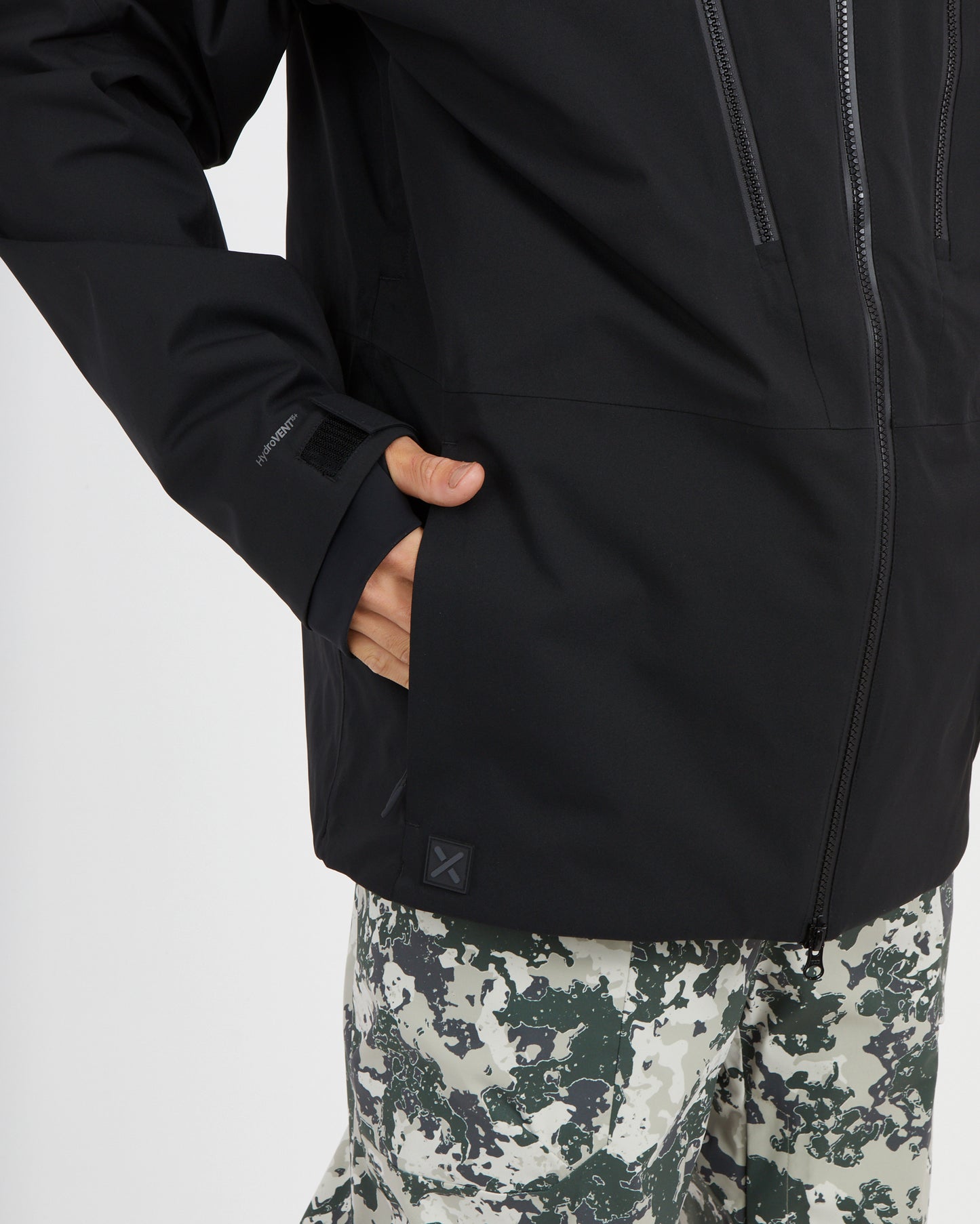 Exposure Mens Snow Jacket Black