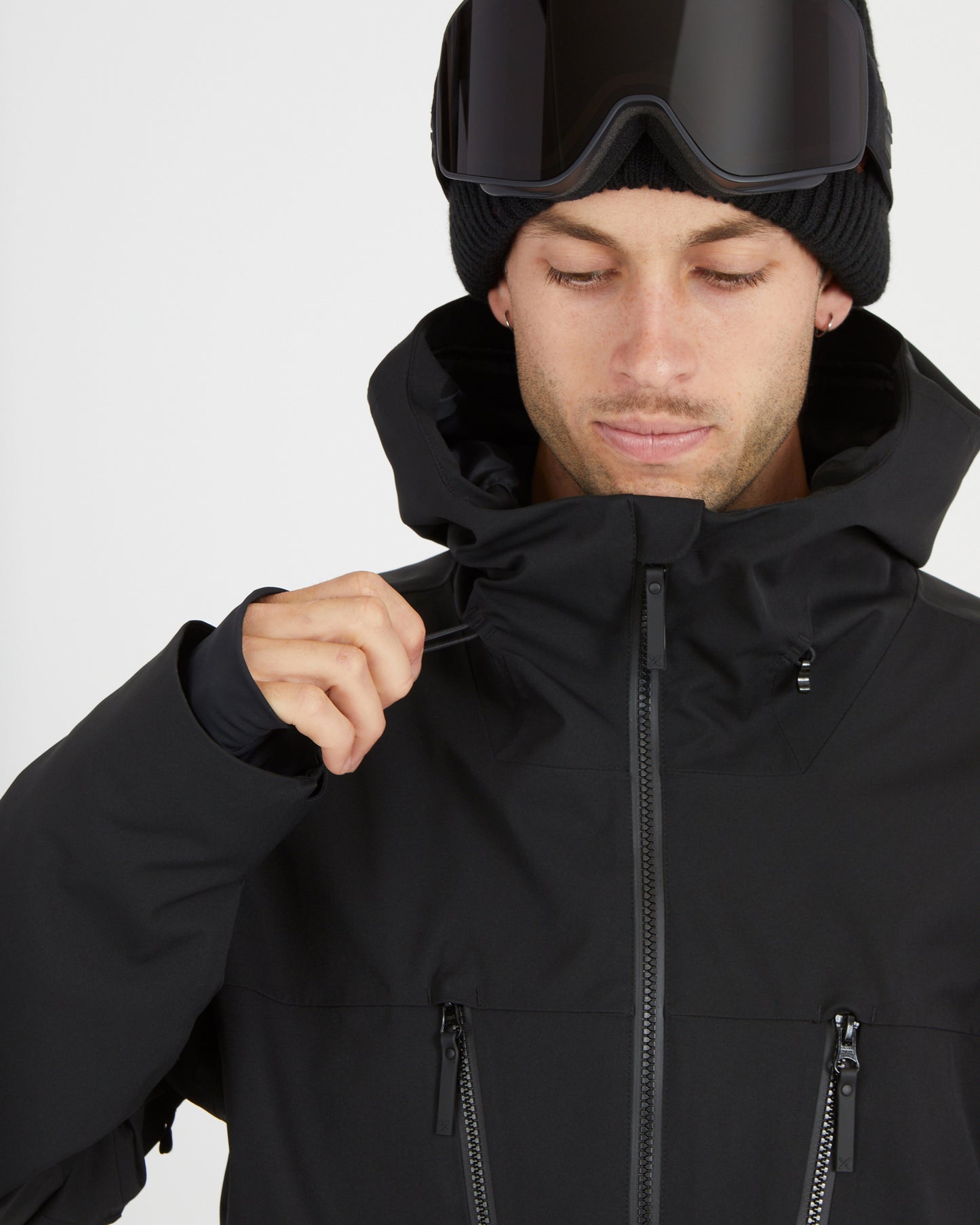 Exposure Mens Snow Jacket Black