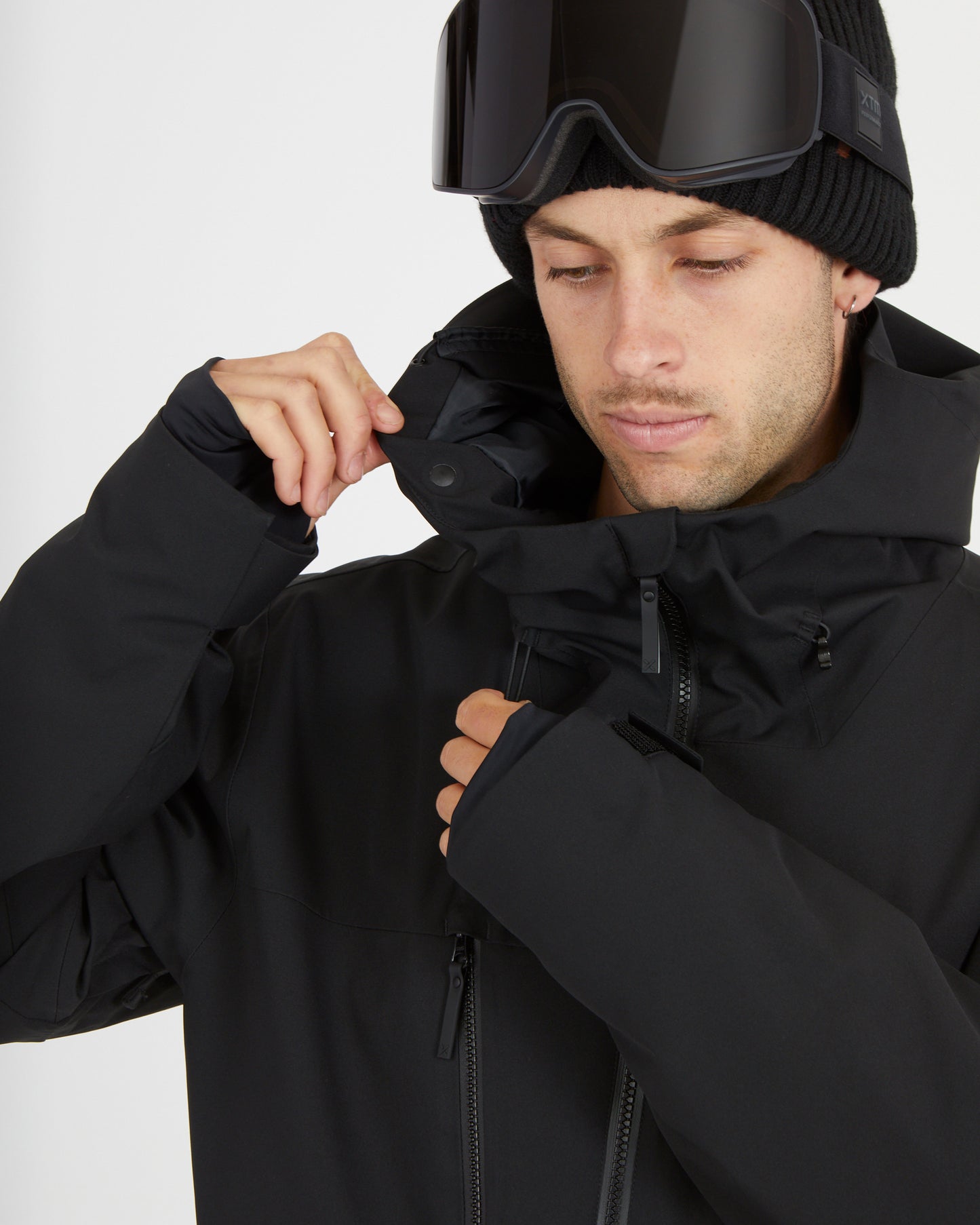 Exposure Mens Snow Jacket Black