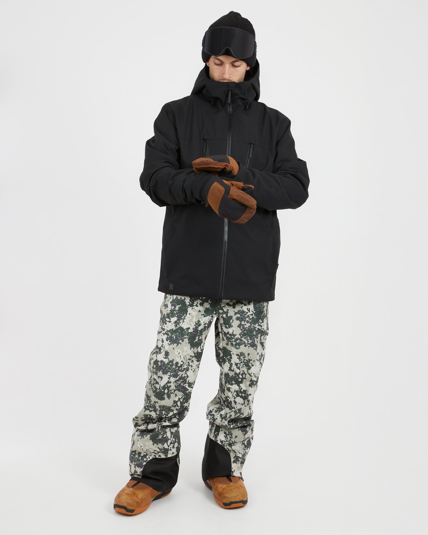 Exposure Mens Snow Jacket Black