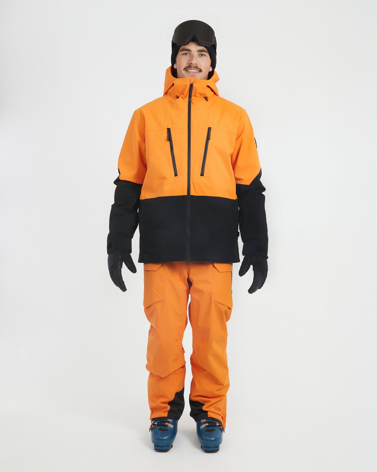 Exposure Mens Snow Jacket Vivid Orange