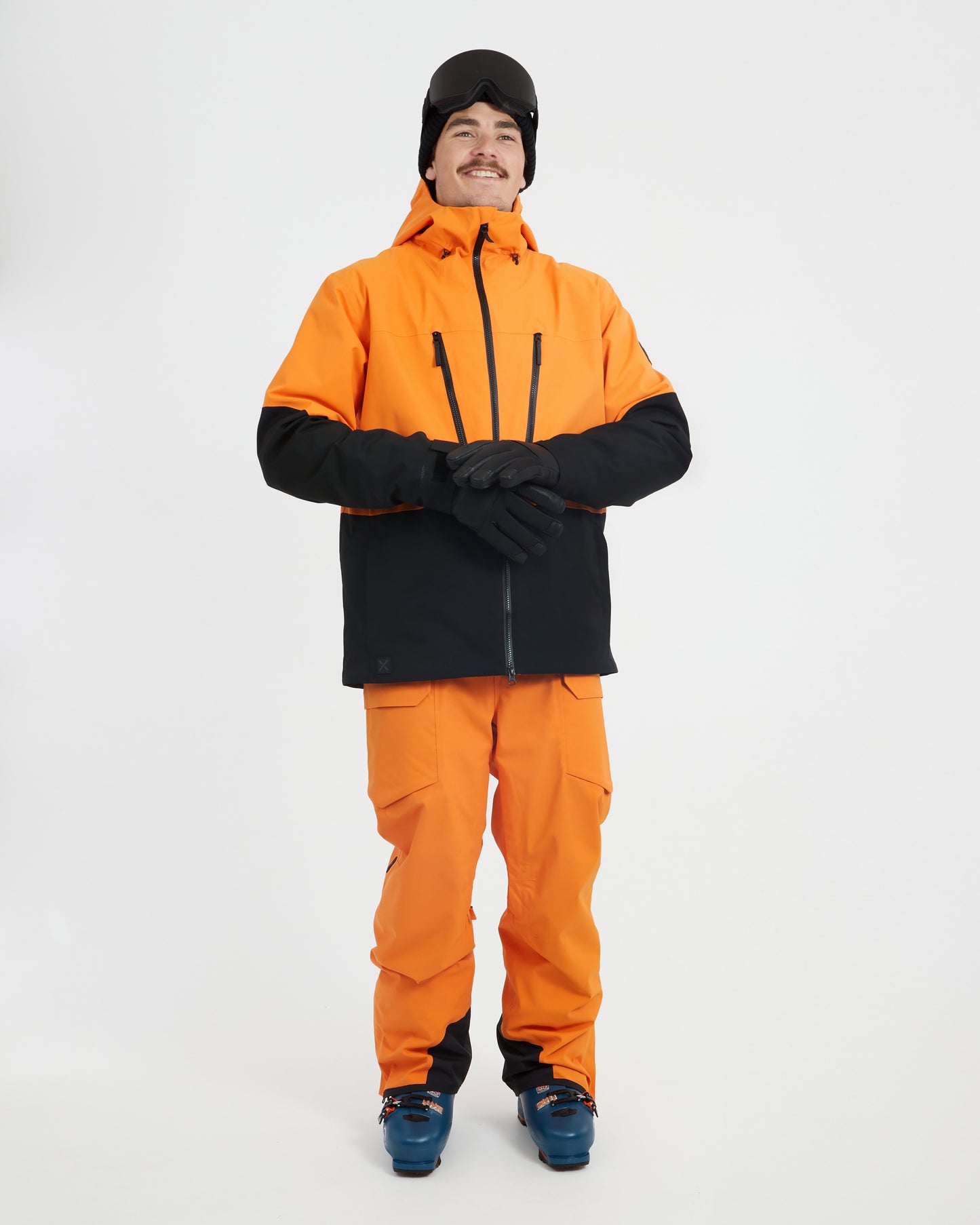 Exposure Mens Snow Jacket Vivid Orange