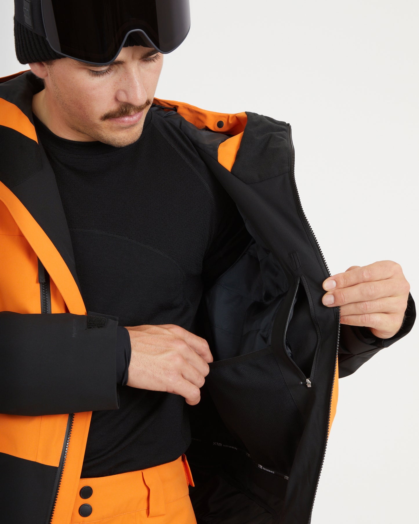 Exposure Mens Snow Jacket Vivid Orange