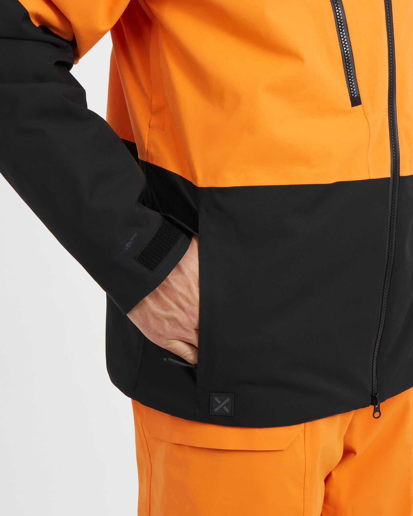 Exposure Mens Snow Jacket Vivid Orange