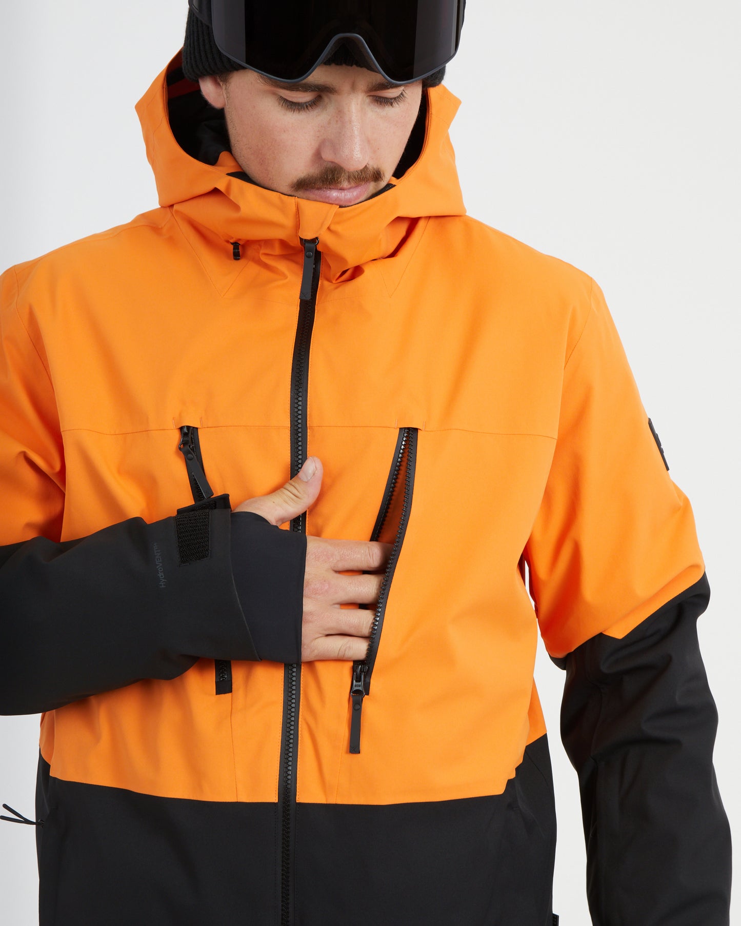 Exposure Mens Snow Jacket Vivid Orange