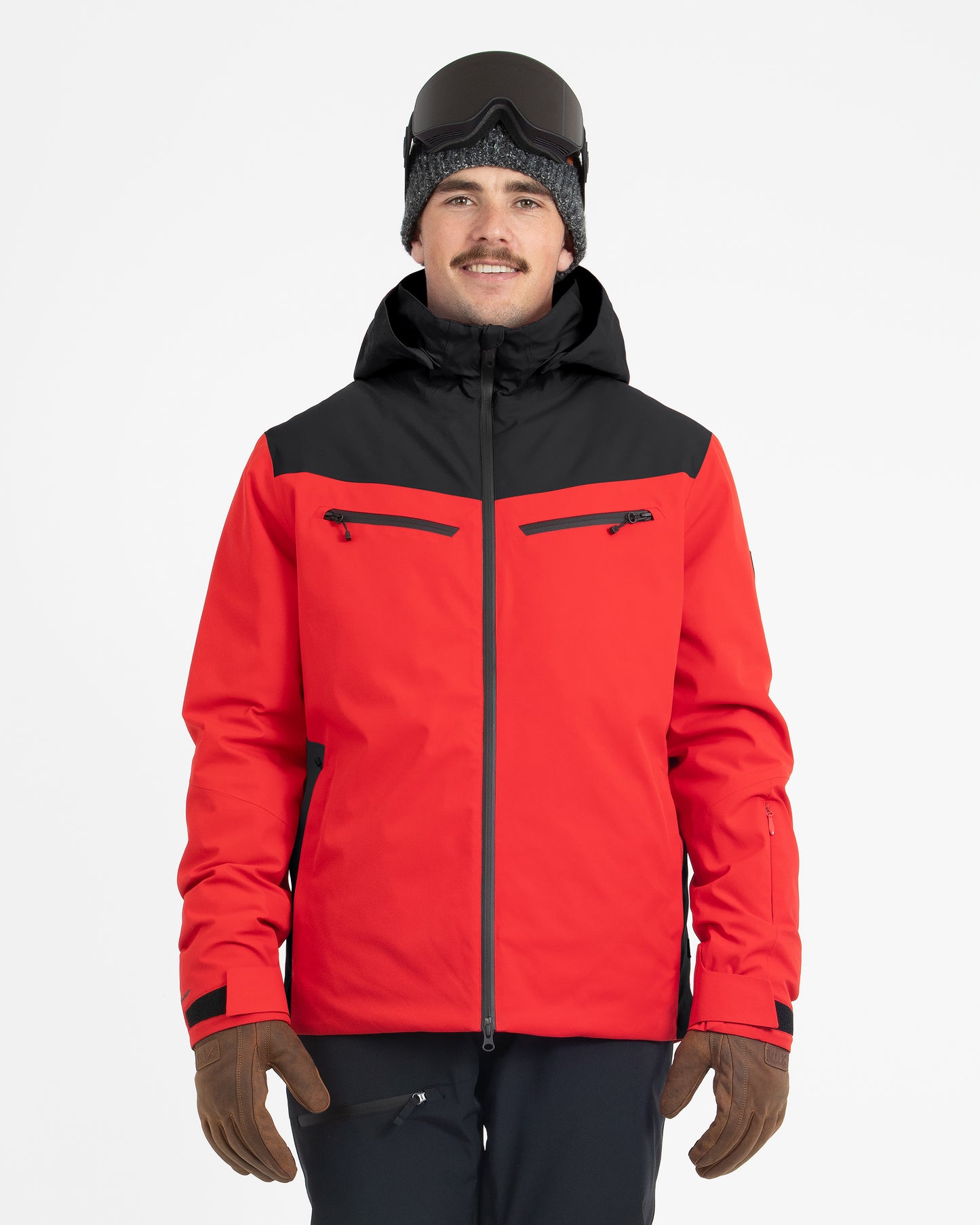 Quantum Mens Snow Jacket Crimson Red