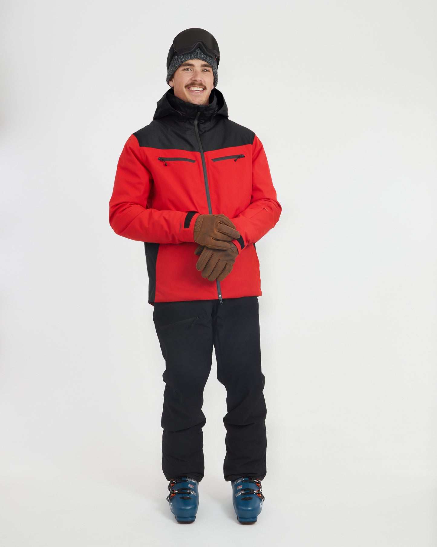 Quantum Mens Snow Jacket Crimson Red
