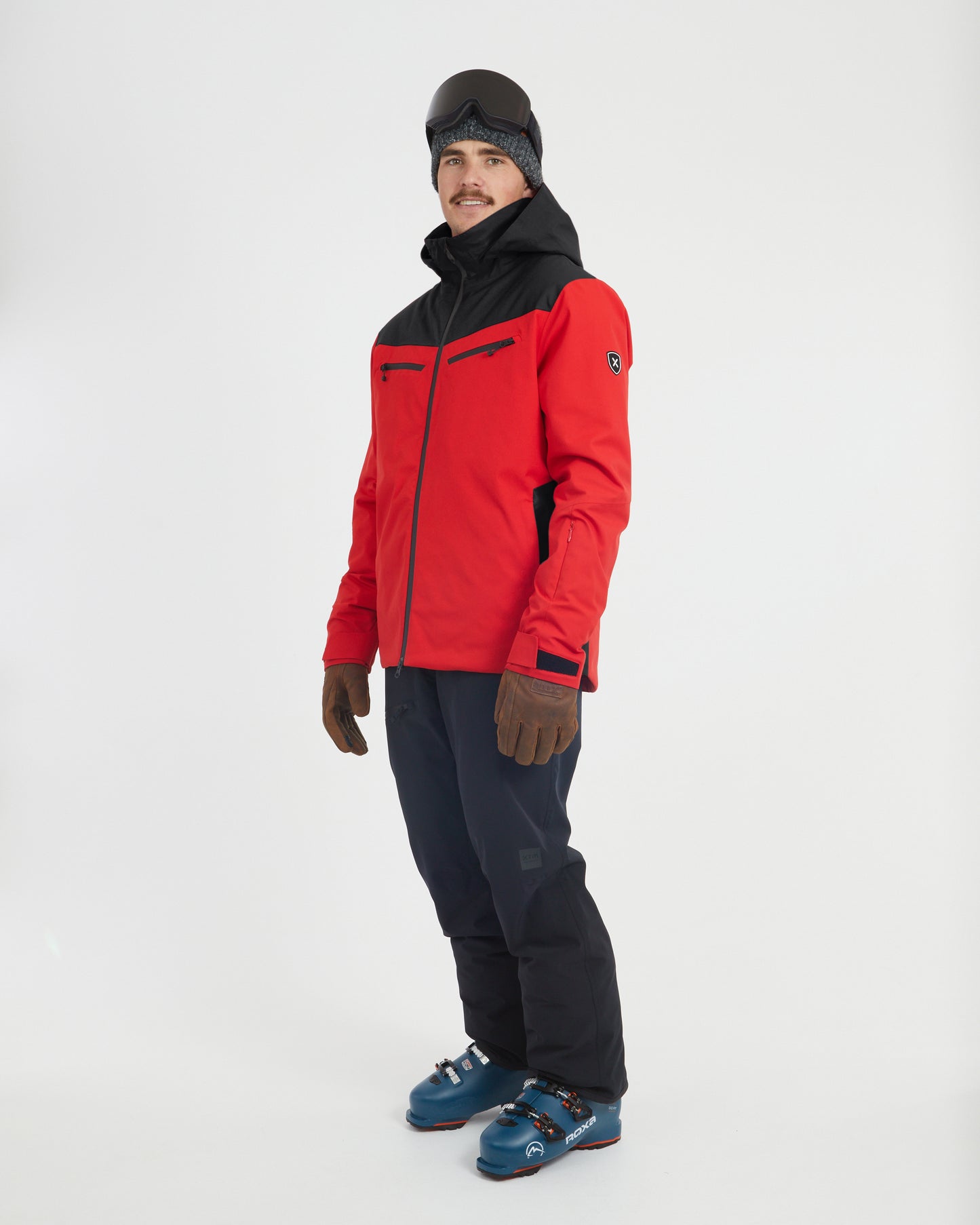 Quantum Mens Snow Jacket Crimson Red