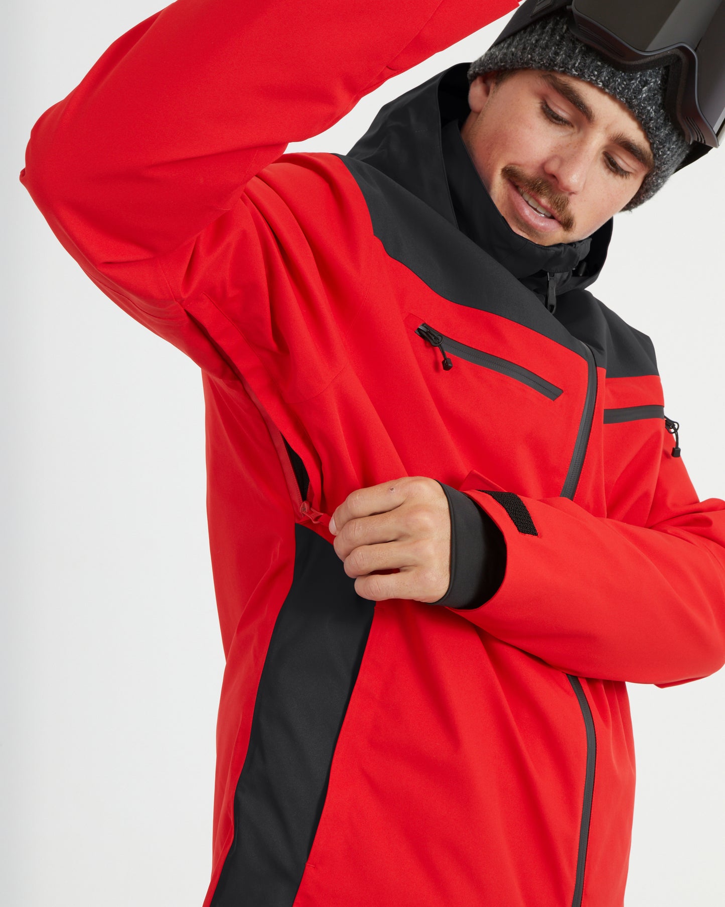 Quantum Mens Snow Jacket Crimson Red