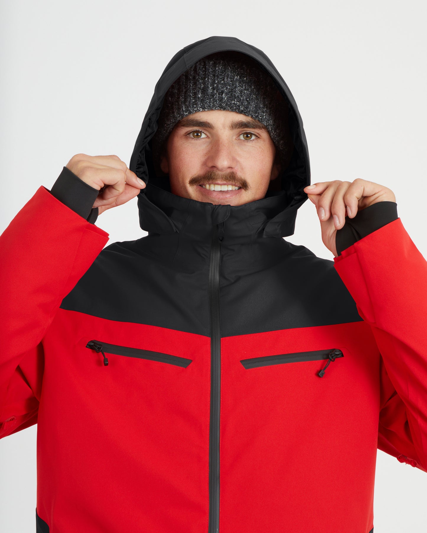 Quantum Mens Snow Jacket Crimson Red